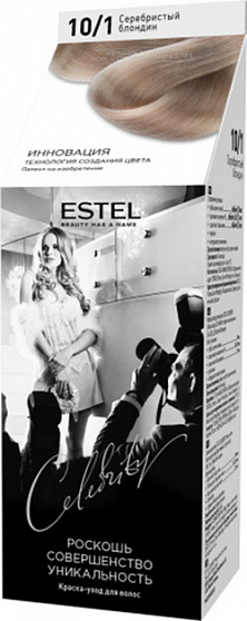 Краска для волос ESTEL Celebrity Серебристый блондин 10/1