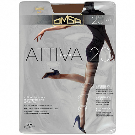 Колготки Omsa Attiva Daino 4 20den