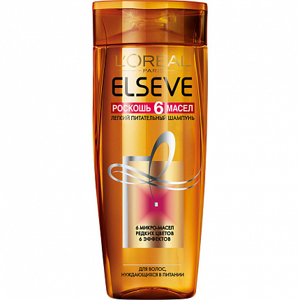 Шампунь ELSEVE Роскошь 6 масел 400мл