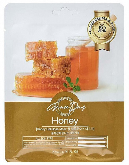 Тканевая маска Grace Day с экстрактом мёда