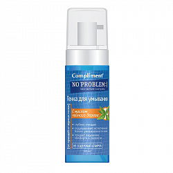 Пенка для умывания Compliment No problem с маслом чайного дерева 160мл