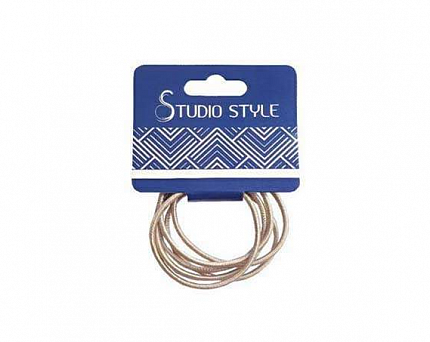 Резинка для волос Studio style тонкая 6 шт