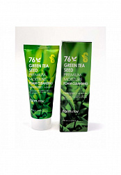 Пенка для умывания FarmStay с семенами зеленого чая 100мл