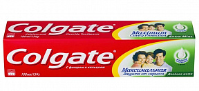 Зубная паста COLGATE Защита от кариеса Двойная мята 100мл