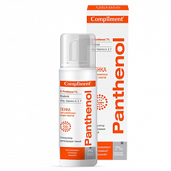 Пенка при различных видах ожогов Compliment Panthenol 160мл