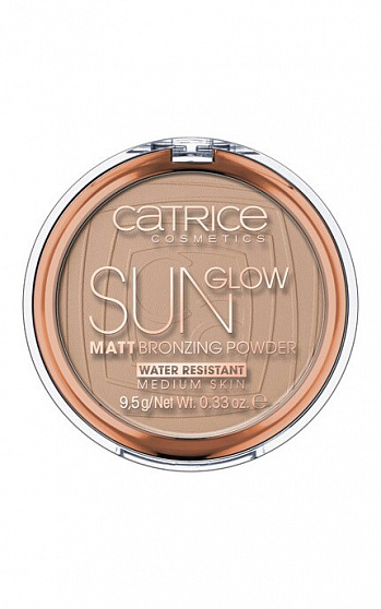 Пудра CATRICE компактная матирующая с эффектом загара Sun Glow Matt Bronzing Pow