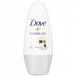 Дезодорант-антиперспирант шариковый Dove Invisible Dry Невидимый 50мл