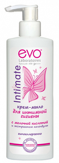 Крем-мыло для интимной гигиены Evo Intimate с календулой 200мл