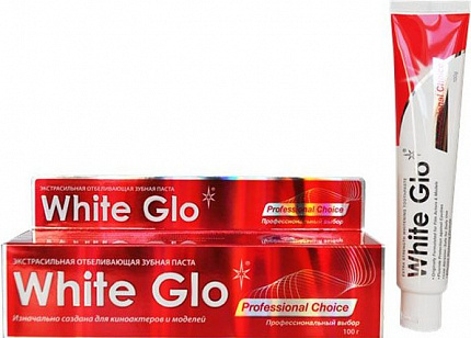 Зубная паста White Glo 100мл Отбеливающая профессиональная