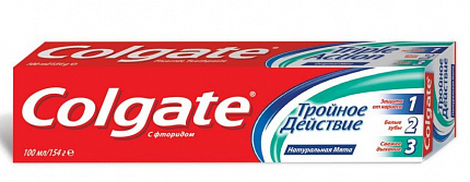 Зубная паста COLGATE Тройное действие 100мл