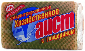 Мыло хозяйственное Аист с глицерином в упаковке 150г