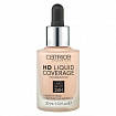 Тональная основа CATRICE HD Liquid coverage foundation розово-бежевый жидкая тон 020