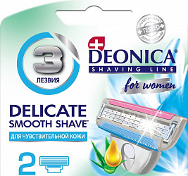 Кассеты для станка Deonica 3 лезвия женские