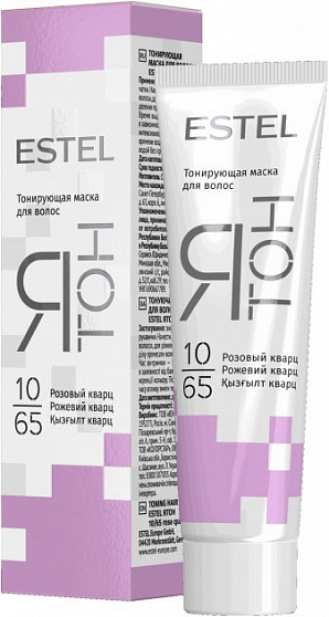 Тонирующая маска для волос "Я Тон" Estel 10/65 Розовый кварц