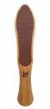Терка педикюрная Lei абразивная деревянная двусторонняя