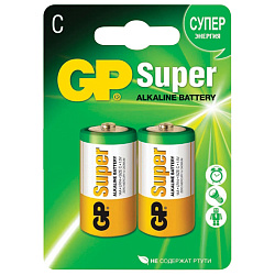 Батарейки GP Super Alkaline 14А С 2шт