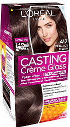 Краска для волос L'Oreal Paris Casting Creme Gloss 412 Какао со льдом