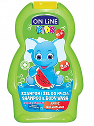 Шампунь-гель On Line Kids Time New Арбуз 500мл