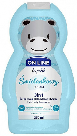 Шампунь-гель On Line Le Petit Cream 350мл