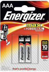 Батарейка ENERGIZER Max E92/AAA BP 2шт