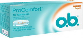 Тампоны O.B. ProComfort Super 16шт