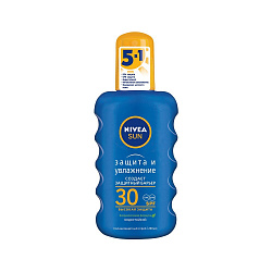 Солнцезащитный спрей Nivea Sun Защита и прохлада SPF 30 200мл