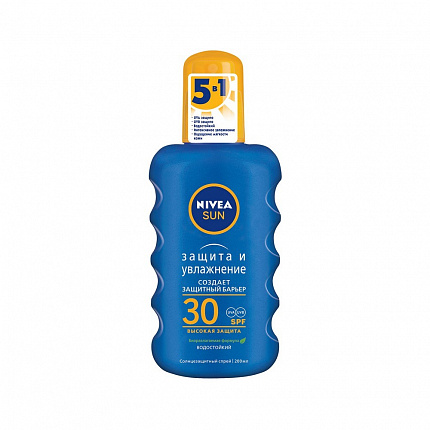 Солнцезащитный спрей Nivea Sun Защита и прохлада SPF 30 200мл