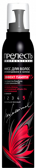 Мусс для волос Прелесть Professional 200мл Эффект памяти