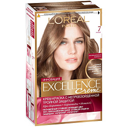 Краска для волос L'Oreal Paris Excellence Creme 7 Русый