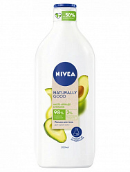 Лосьон для тела NIVEA Naturally Good питание для сухой кожи с маслом авокадо 200мл