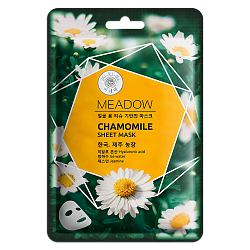 Тканевая маска Mi-Ri-Ne Meadow Ромашка и Жасмин с ледниковой водой