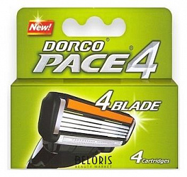 Сменные кассеты для бритья Dorco FRA1040 4 лезвия 4шт