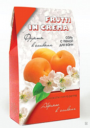 Соль для ванн Frutti-In-Crema Абрикос в сливках 500г
