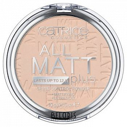 Пудра CATRICE компактная All Matt Plus Shine Control Powder 010 Transparent све