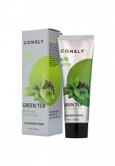 Пенка для умывания Consly Green Tea 100мл