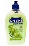 Жидкое мыло On Line Алоэ вера 500мл