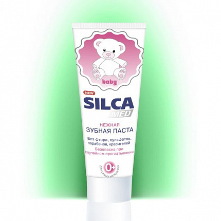 Зубная паста детская Silca Med Baby 0+ 65мл
