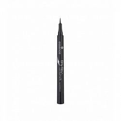 Подводка для глаз ESSENCE Tiny tip liner waterproof глубокий черный