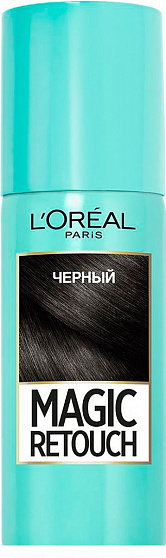 Спрей тонирующий LOREAL Magic Retouch черный 75мл