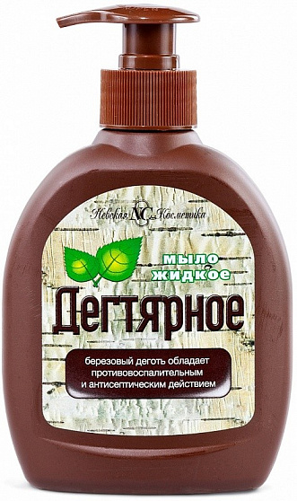 Мыло жидкое НК Дегтяное дозатор 380мл