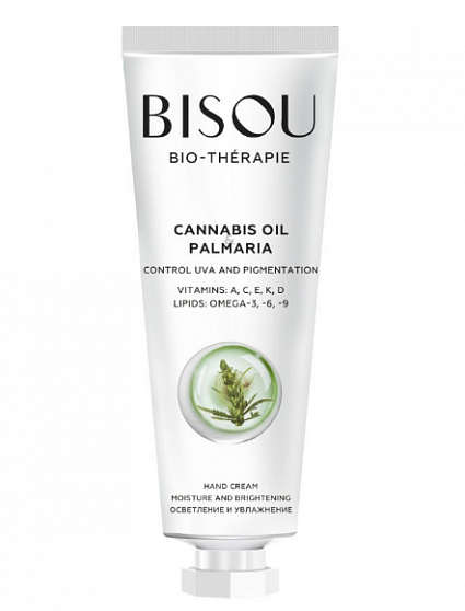 Крем для рук Bisou Cannabis Oil & Palmaria Осветление и увлажнение 60 мл