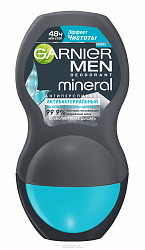 Дезодорант-антиперспирант шариковый Garnier Mineral Men Эффект чистоты 50мл