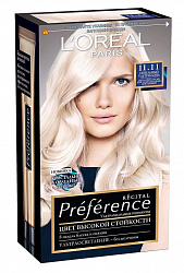 Краска для волос L'Oreal Paris Preference 11.11 Ультраблонд пепельный