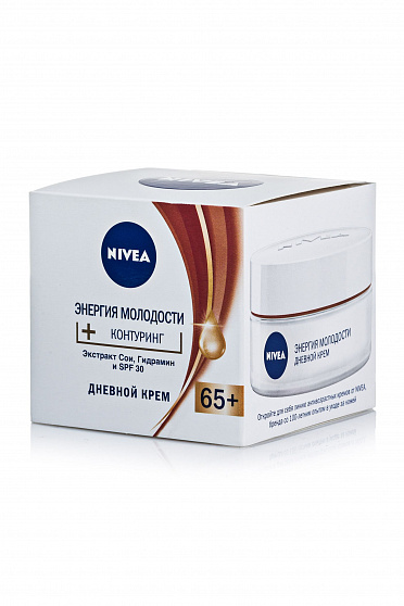 Крем для лица NIVEA Визаж Энергия Молодости 65+ дневной 50мл