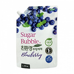 Эко средство для мытья посуды Sugar Bubble Черника 1200мл