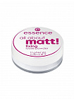 Пудра essence All About Matt! Fixing Compact Powder Transparent