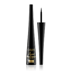 Водостойкая подводка для глаз Eveline Liquid Precision Liner 2000 Procent черная 4 мл