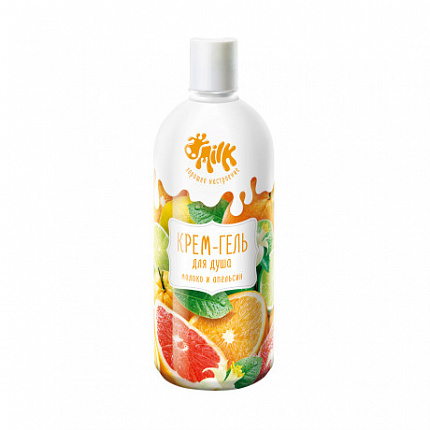 Крем-гель для душа Milk Молоко и апельсин 800мл