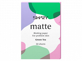 Матирующие салфетки Shary Зеленый чай