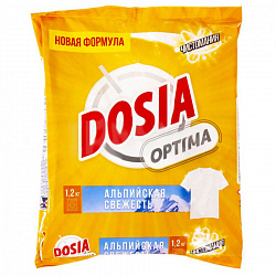 Стиральный порошок Dosia Optima Альпийская свежесть 1,2кг